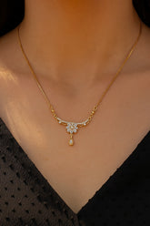 Zircon Pendant-195 (White)